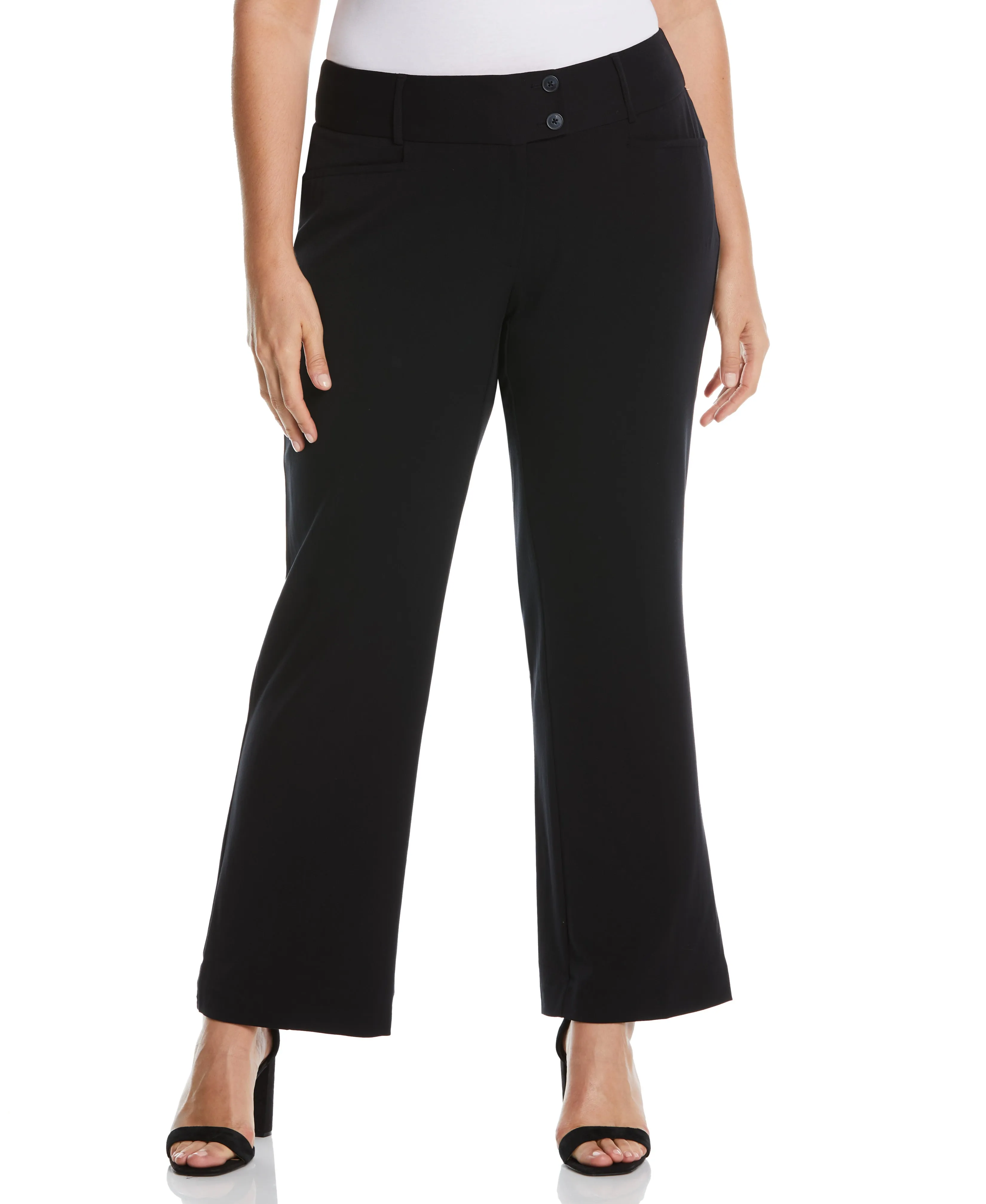 Plus Size Curvy Fit Boot Cut Pant - Curvy Fit