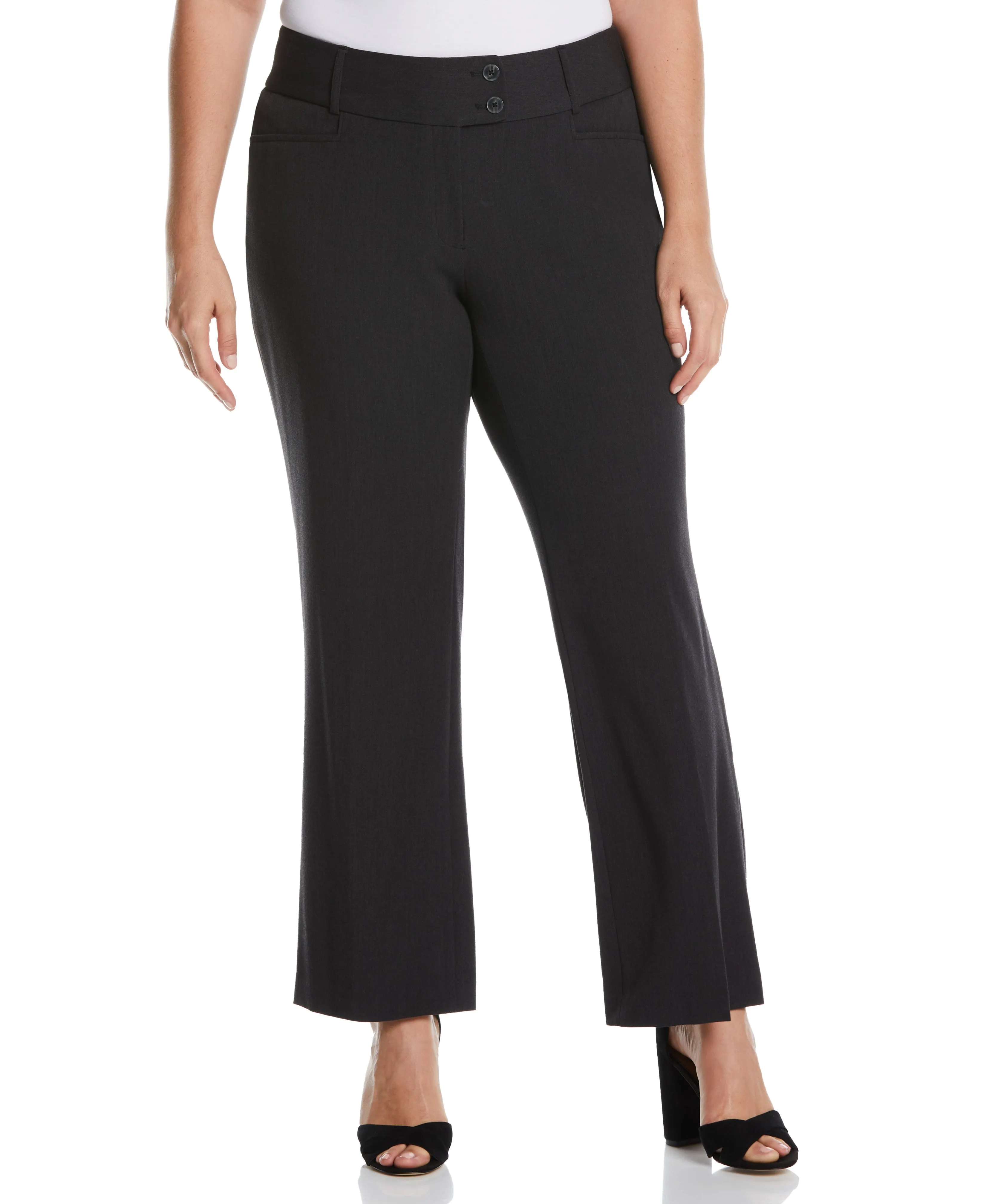 Plus Size Curvy Fit Boot Cut Pant - Curvy Fit