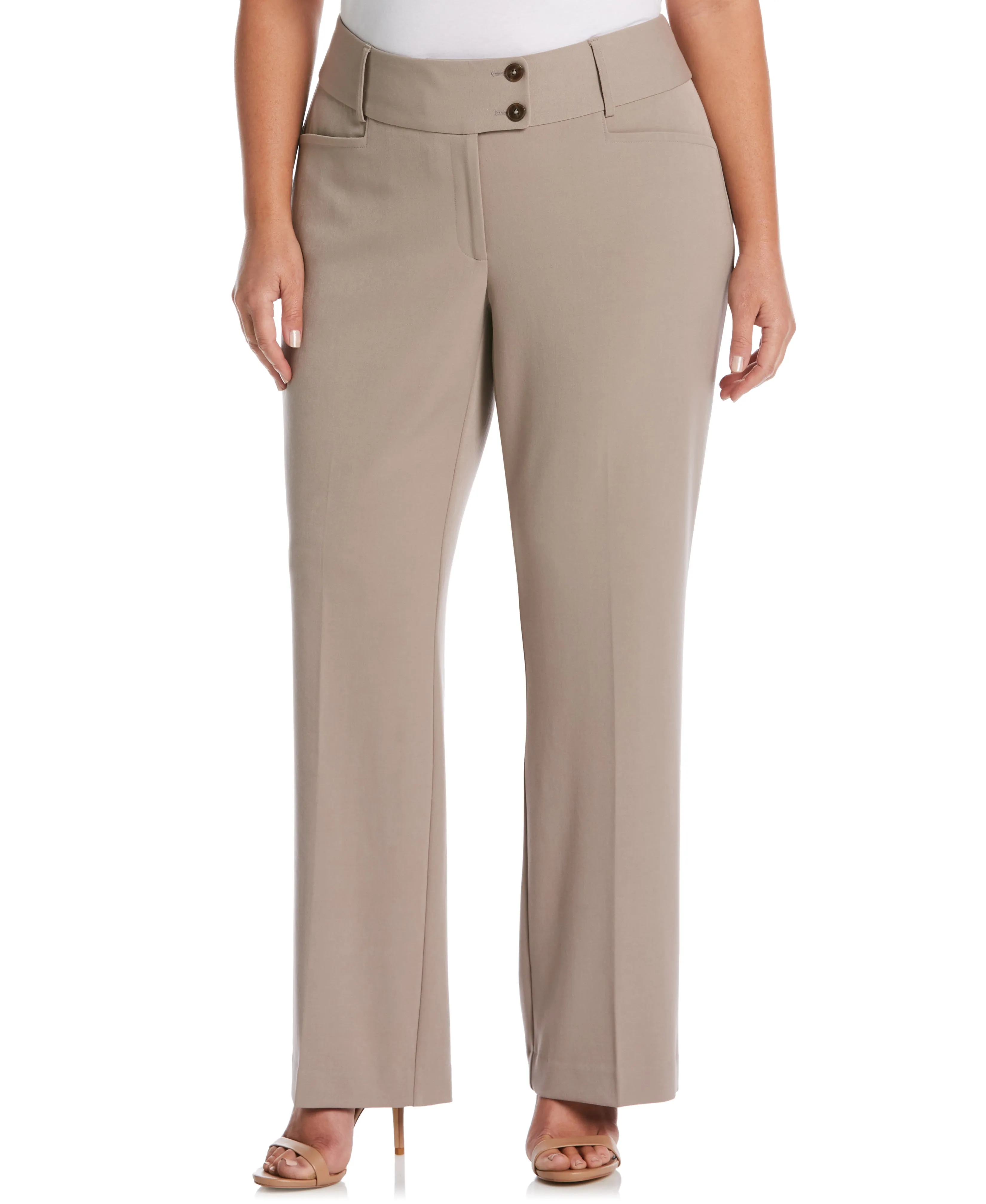 Plus Size Curvy Fit Boot Cut Pant - Curvy Fit