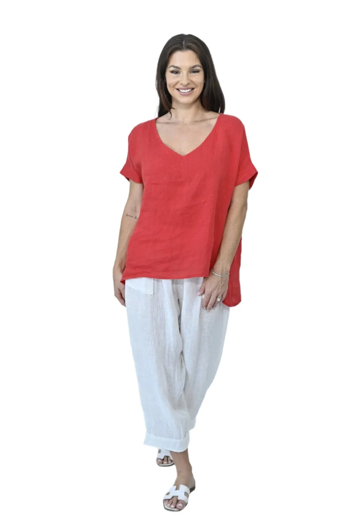 Polly Top Red