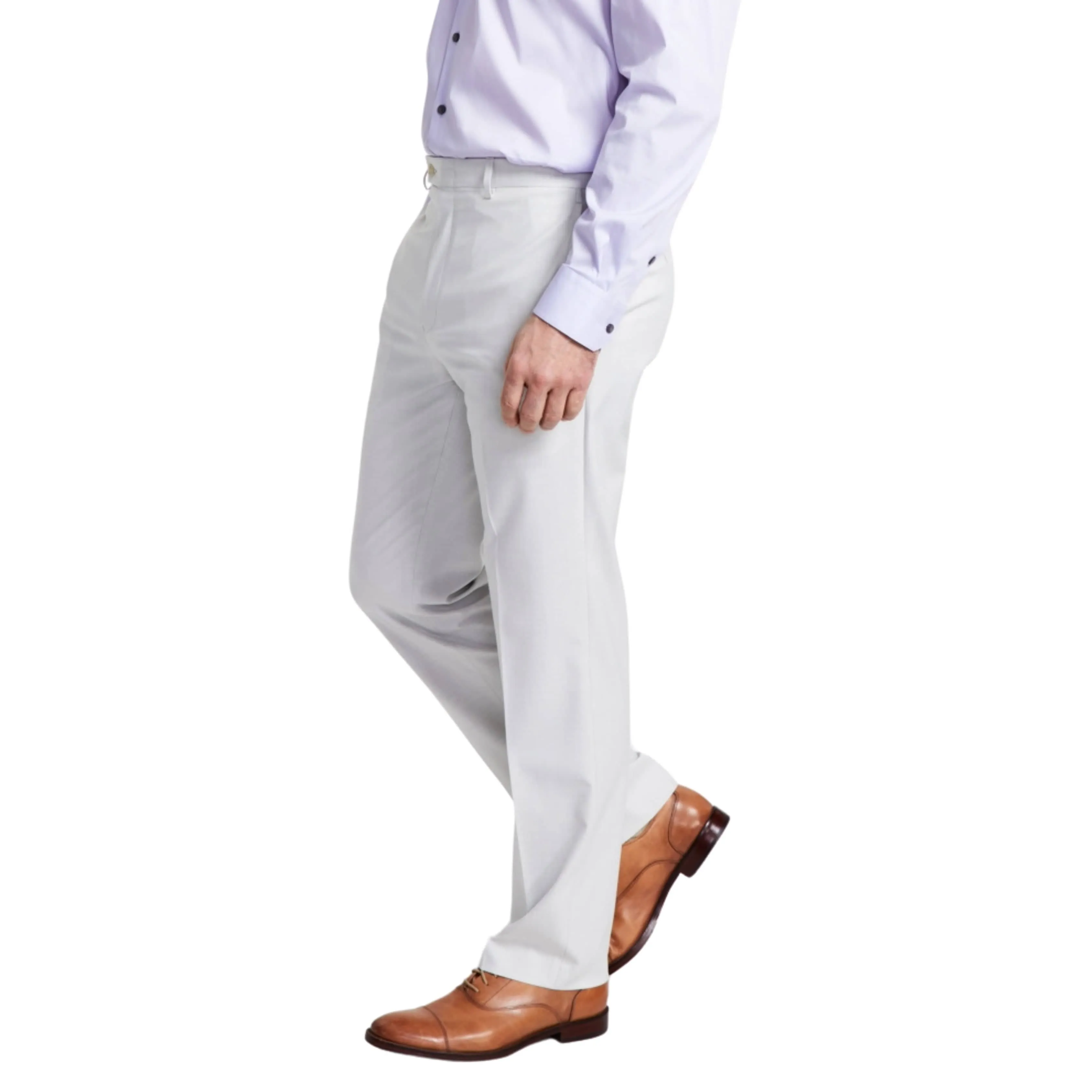 RALPH LAUREN - Classic-Fit Ultraflex Stretch Flat-Front Dress Pants