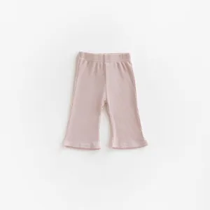 Ribbed Modal Wideleg Pant