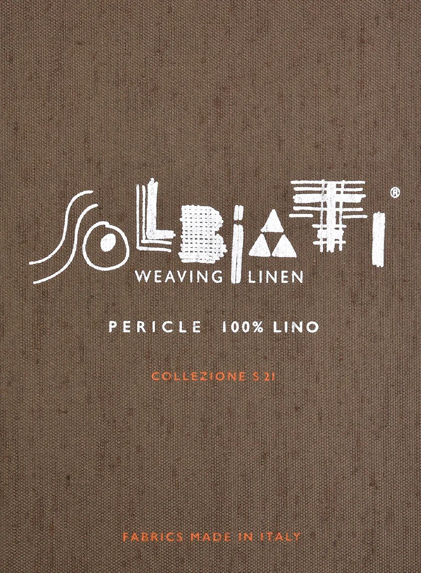 Solbiati Pericle Casa Blue Linen Pants