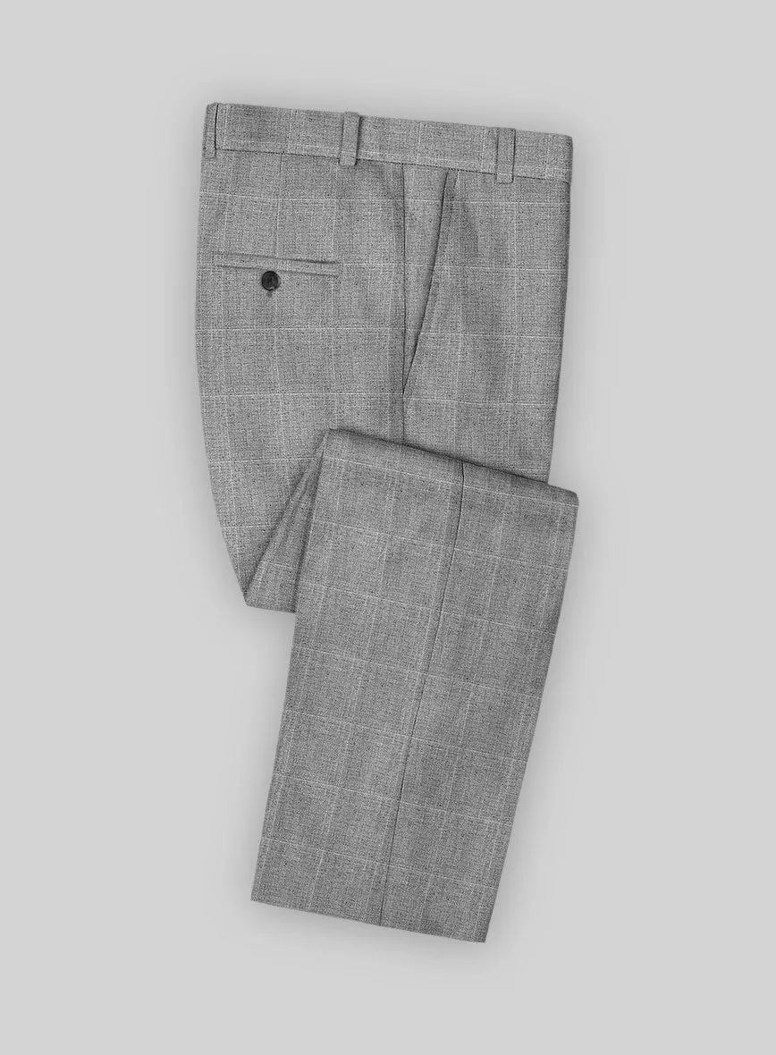 Solbiati Piazza Gray Linen Pants