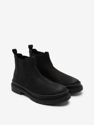 SOLEPLAY Black Chunky Chelsea Boots