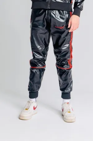 superhero pants I black/red I vegan leather