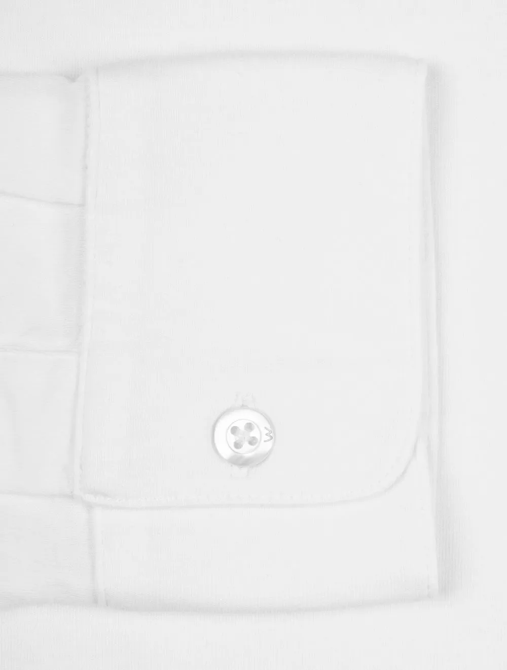 Tailored Jersey Poloshirt Pure White