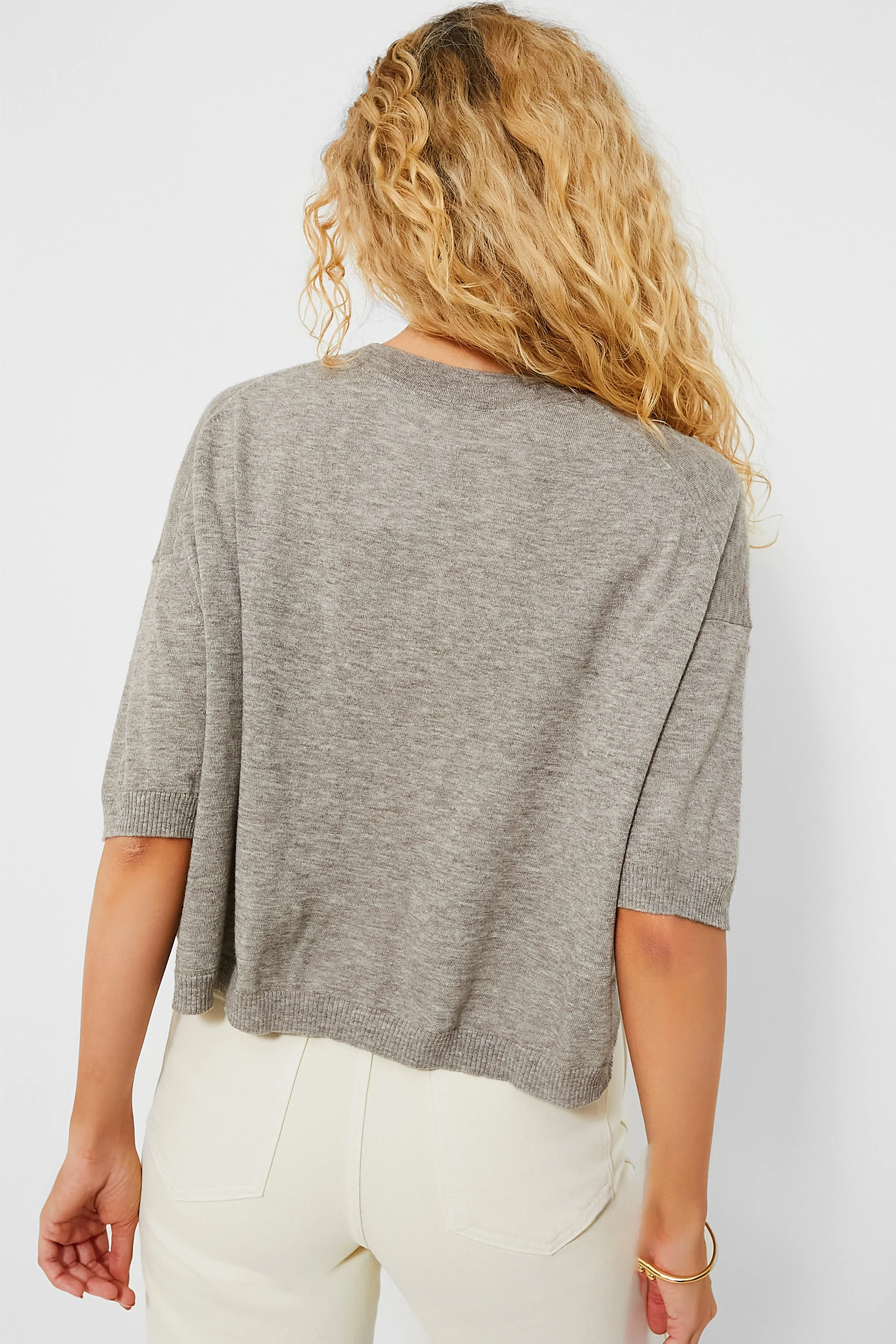 Taupe Delilah Knit Tee