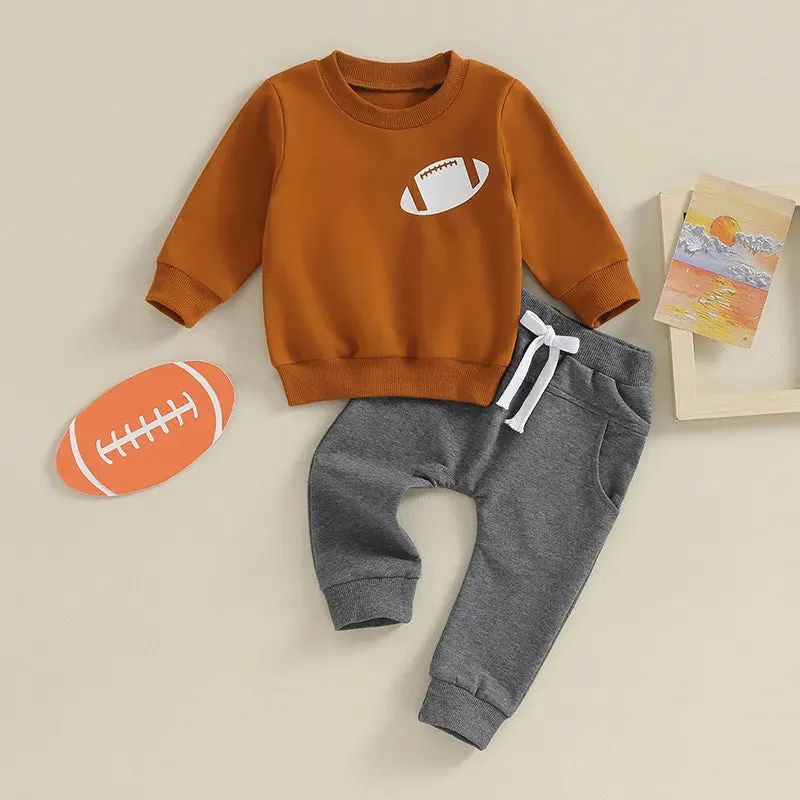 Touchdown Tot Cozy Football Sweatsuit