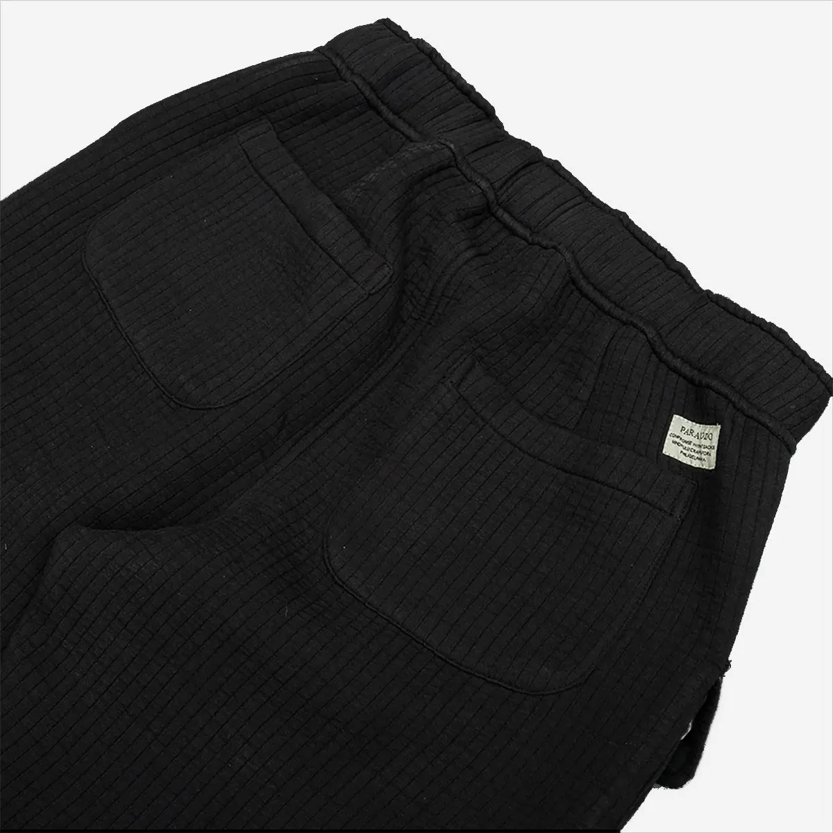 Tundra Pocket Trouser - Black Quilt