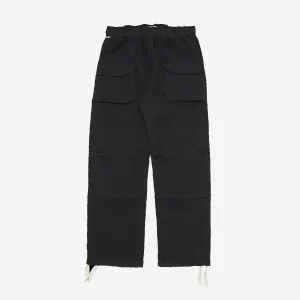 Tundra Pocket Trouser - Black Quilt