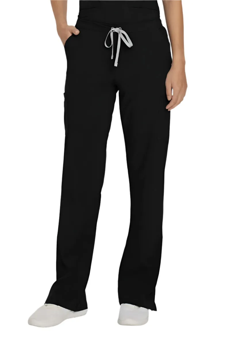 Urbane Performance Women's Tall Pants Scrub Set | Black