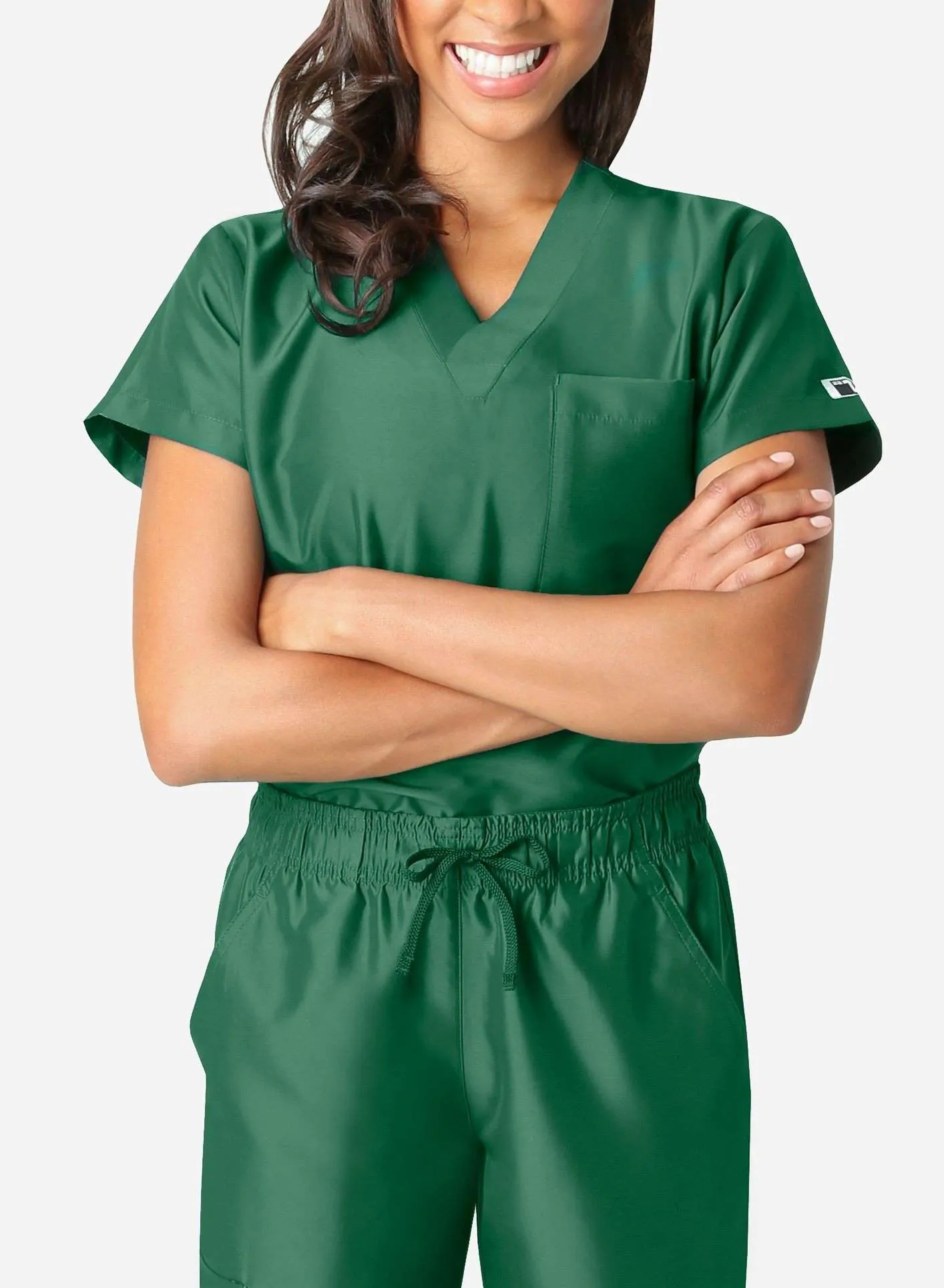 Women's Simple Scrub Top